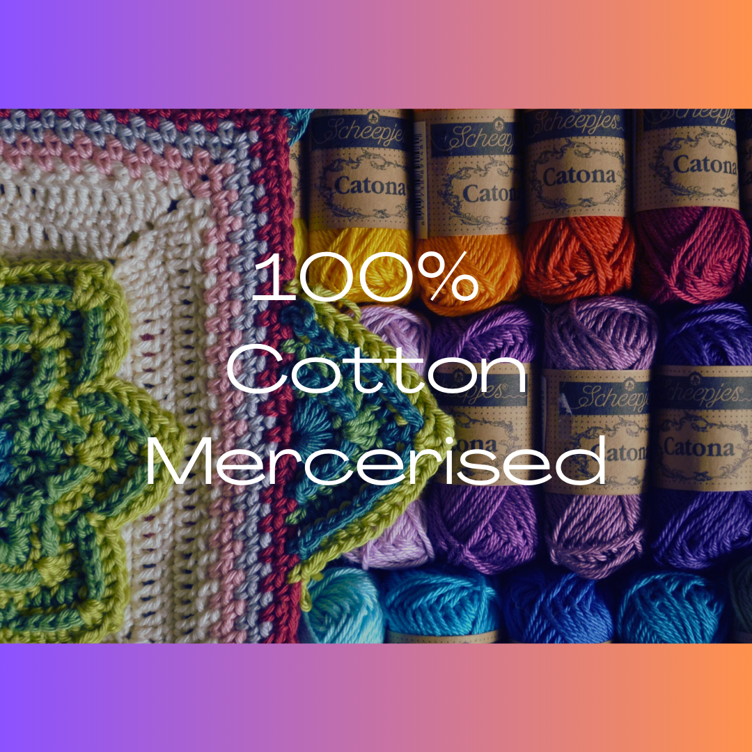 100% Cotton Mercerised