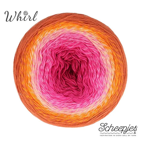 Scheepjes Cotton Whirl 703 Sugary Sunset - 100% Organic Cotton