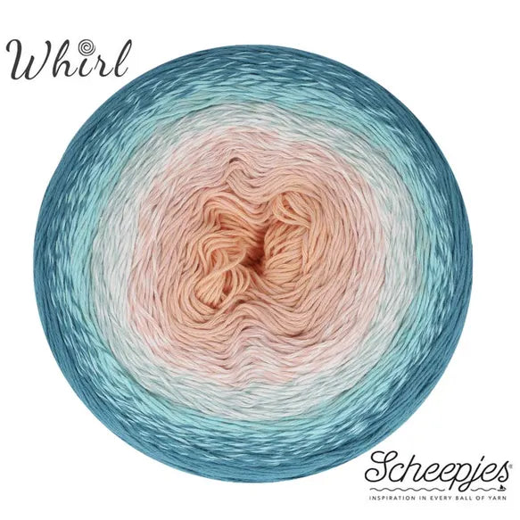 Scheepjes Cotton Whirl 705 Soft Serve - 100% Organic Cotton