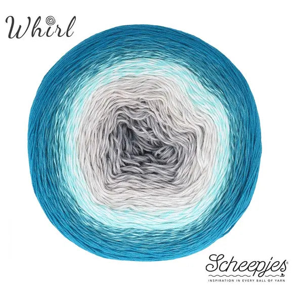 Scheepjes Cotton Whirl 706 Blueberry Frost  - 100% Organic Cotton