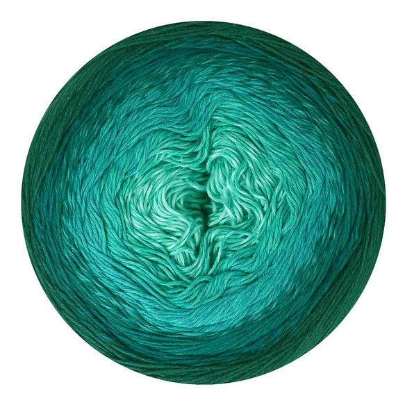 NEW!! Scheepjes Cotton Whirl 737 Teal Tempest - 100% Organic Cotton