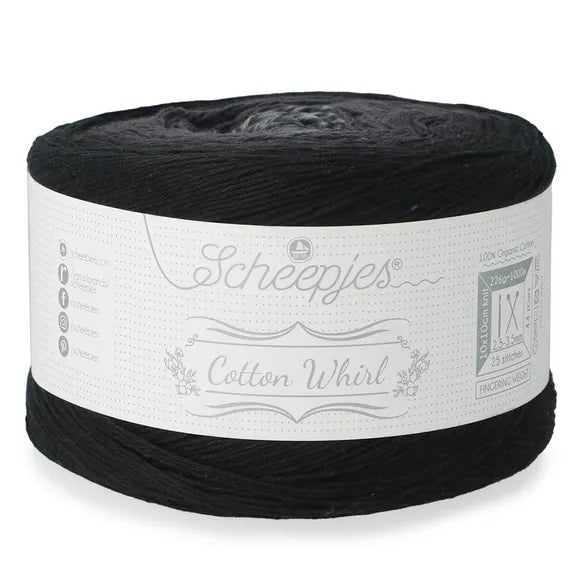 NEW!! Scheepjes Cotton Whirl 742 Phantom Fog - 100% Organic Cotton