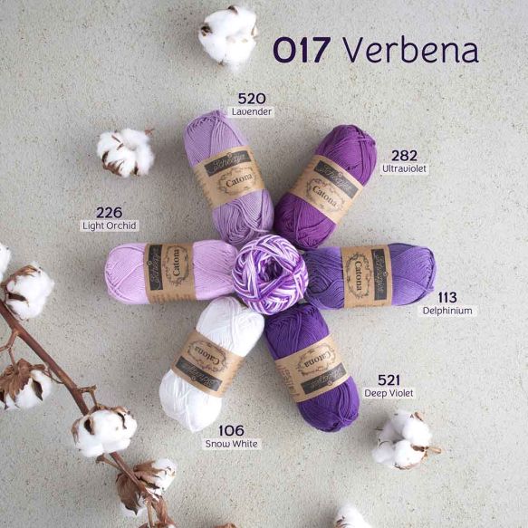 Scheepjes Catona Chroma 50gm - 017 Verbena