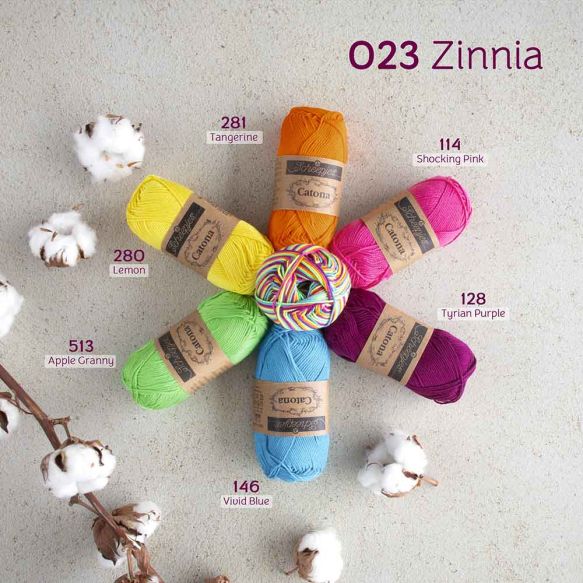 Scheepjes Catona Chroma 50gm - 023 Zinnia
