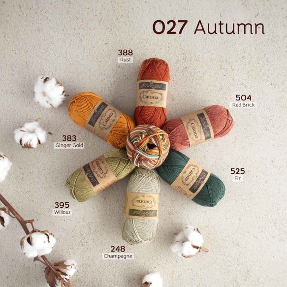 Scheepjes Catona Chroma 50gm - 027 Autumn