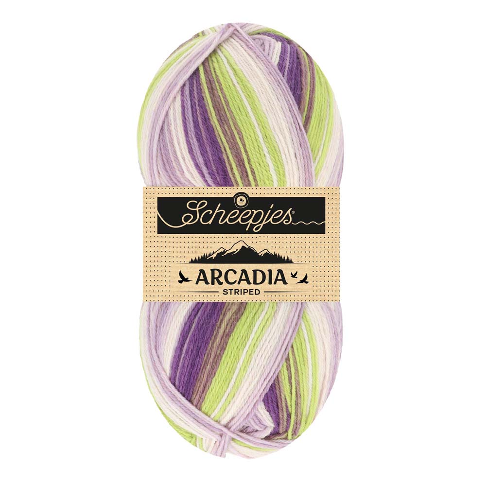 Scheepjes Arcadia Striped - 919 Kelp