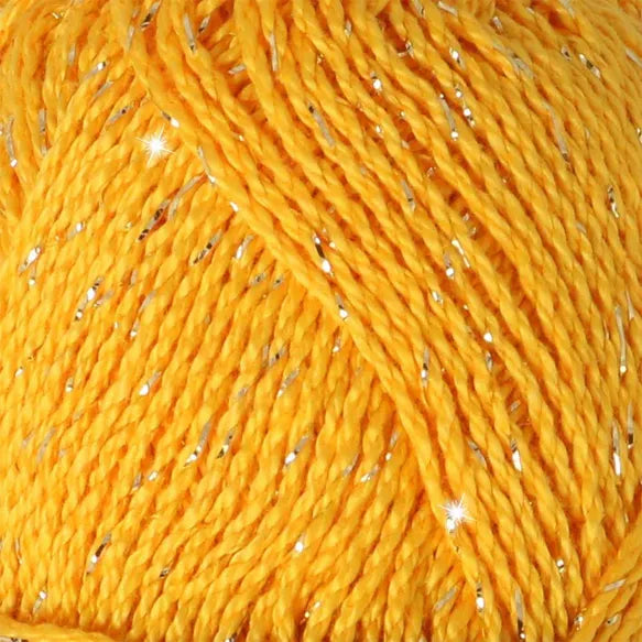 NEW!! Scheepjes Catona Shine 208-G Yellow Gold - Gold