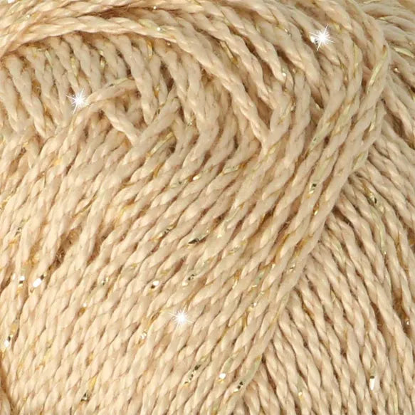 NEW!! Scheepjes Catona Shine 404-G English Tea - Gold