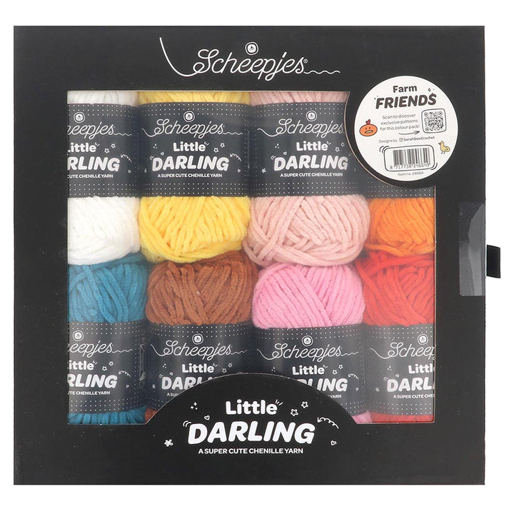 Scheepjes Little Darling Colour Packs Mini 25gm Balls - Farm Friends