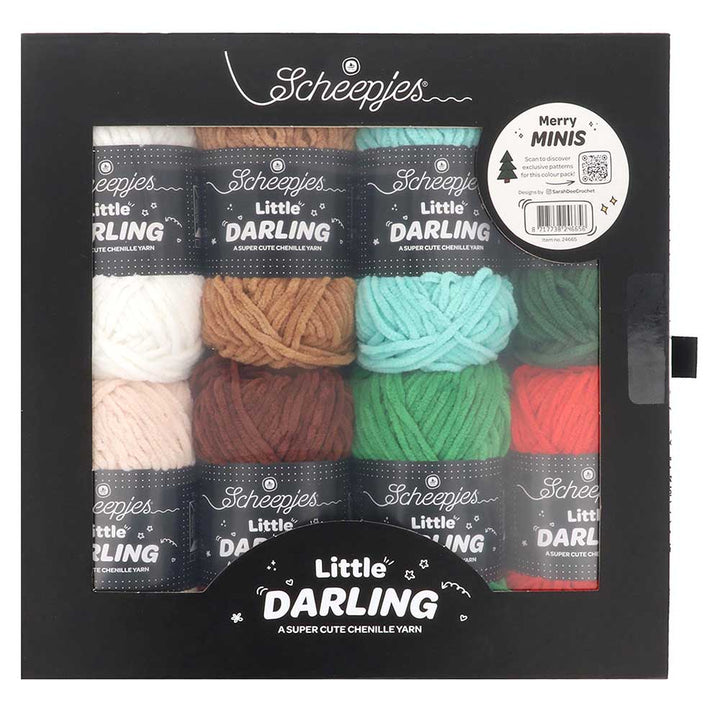Scheepjes Little Darling Colour Packs Mini 25gm Balls - Merry Minis