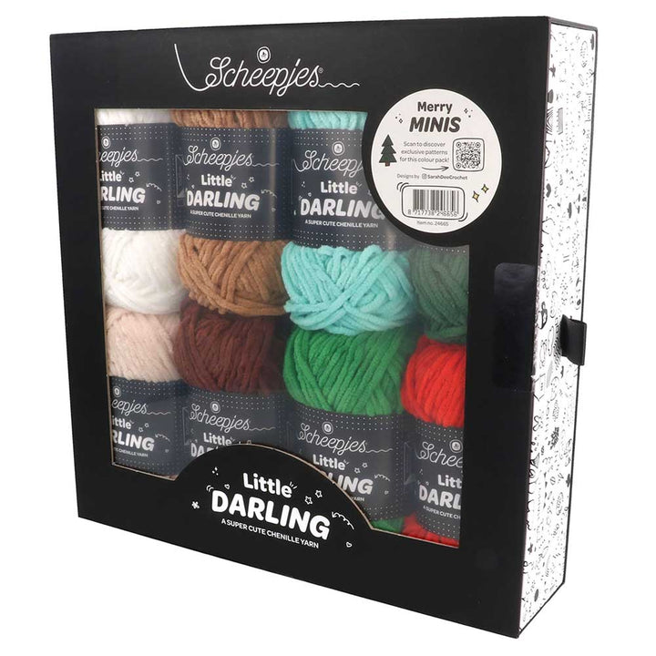 Scheepjes Little Darling Colour Packs Mini 25gm Balls - Merry Minis