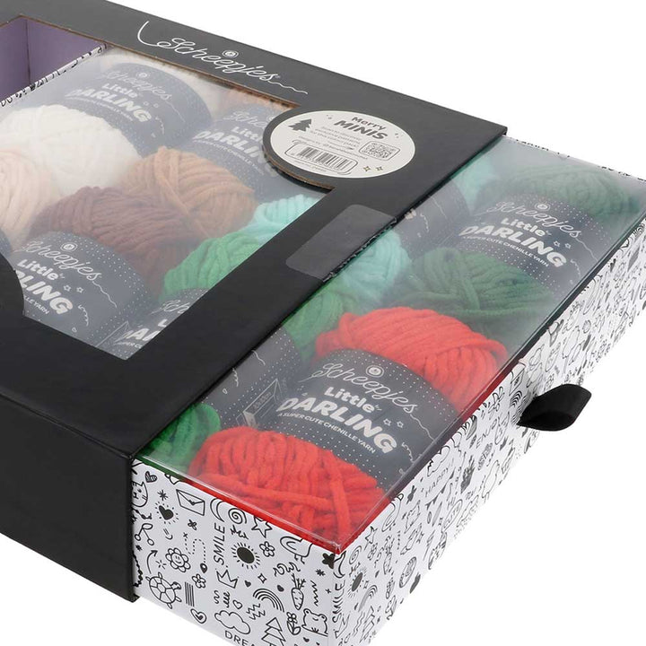 Scheepjes Little Darling Colour Packs Mini 25gm Balls - Merry Minis