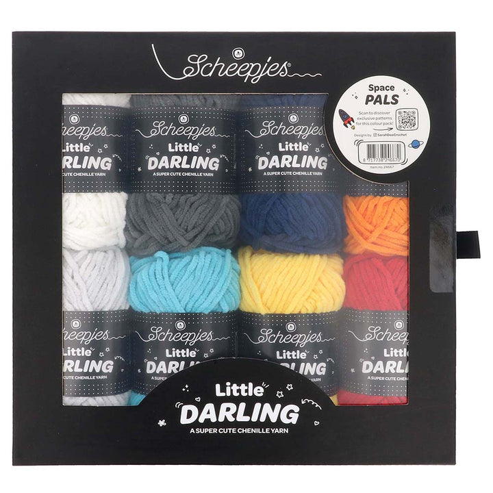 Scheepjes Little Darling Colour Packs Mini 25gm Balls - Space Pals