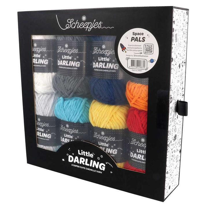 Scheepjes Little Darling Colour Packs Mini 25gm Balls - Space Pals