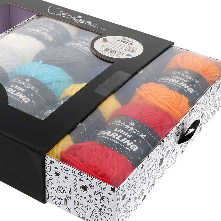 Scheepjes Little Darling Colour Packs Mini 25gm Balls - Space Pals