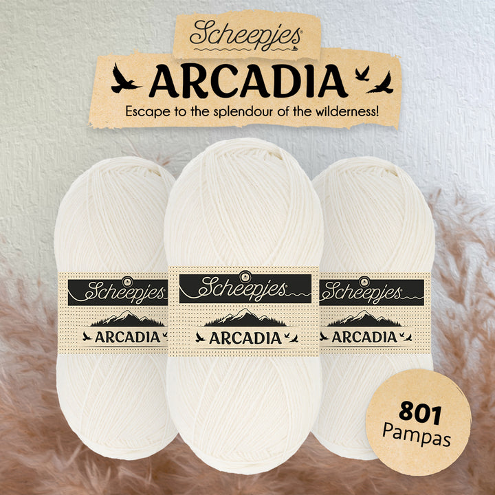 Scheepjes Arcadia Solid - 801 Pampas