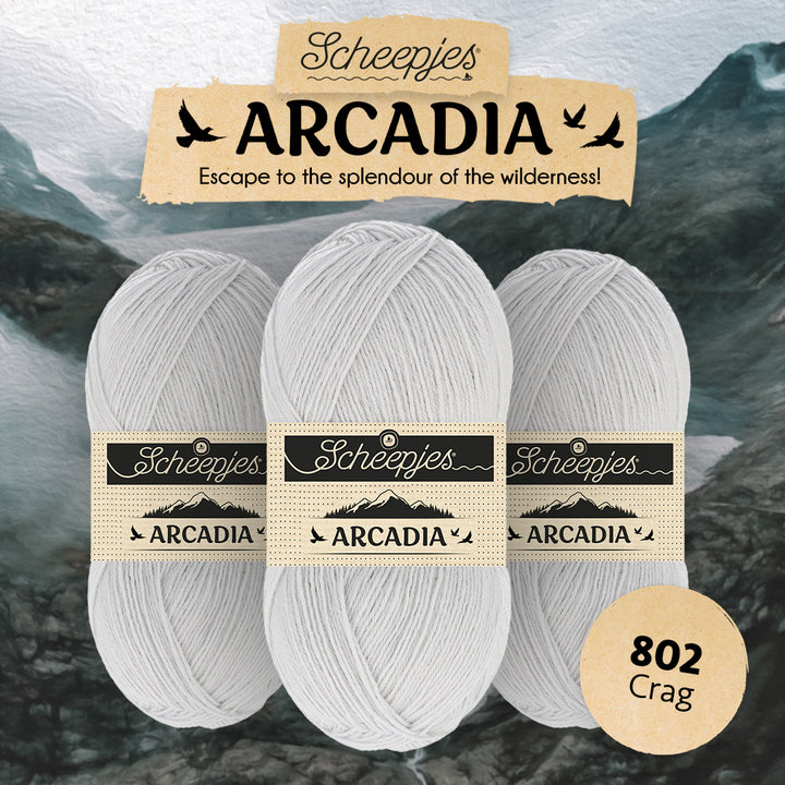 Scheepjes Arcadia Solid - 802 Crag