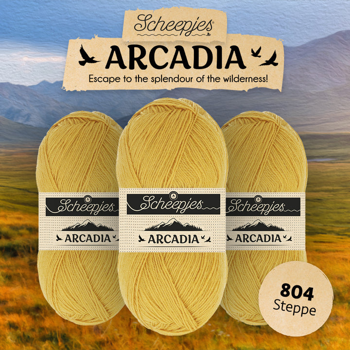 Scheepjes Arcadia Solid - 804 Steppe