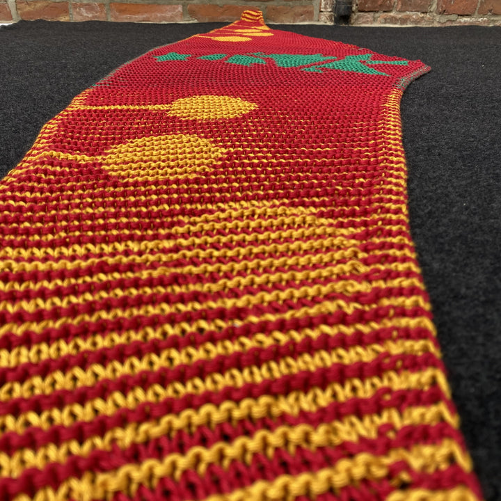 PREORDER Lola Illusion Knitted Shawl - Christmas - 8ply