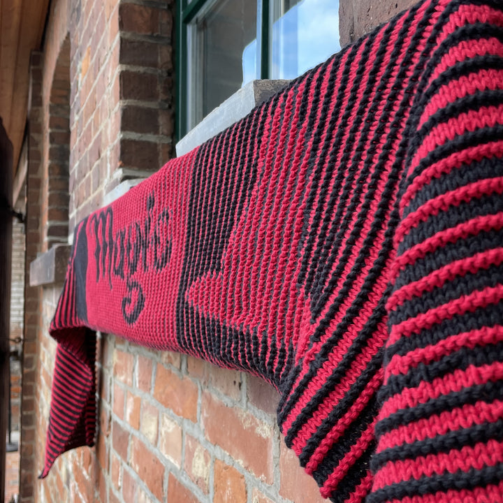 PREORDER Lola Illusion Knitted Scarf - Magic - 8ply