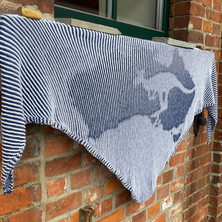 PREORDER Lola Illusion Knitted Scarf - Australia - 4ply