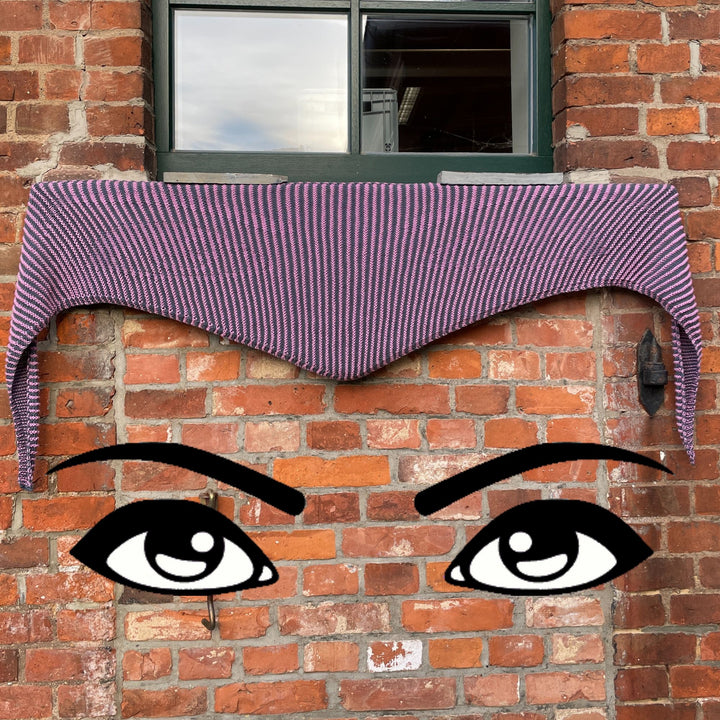 Lola Illusion Knitted Scarf - Eye Catcher - 8ply PREORDER