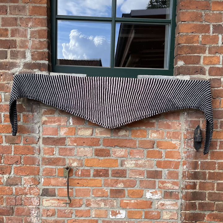 AVAILABLE NOW Lola Illusion Knitted Shawl Hands Of Love - 8ply