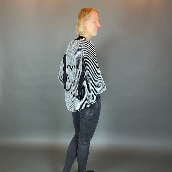 AVAILABLE NOW Lola Illusion Knitted Soul Warmer Loving Cats - 8ply