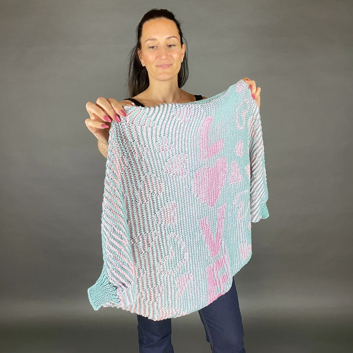 PREORDER Lola Illusion Knitted Soul Warmer - Love - 8ply