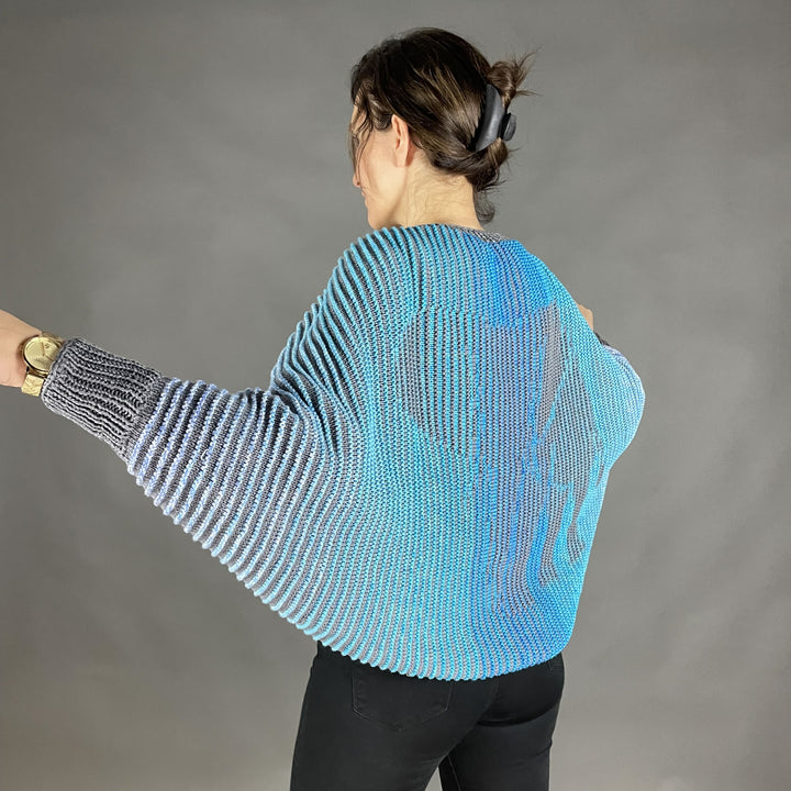 PREORDER Lola Illusion Knitted Soul Warmer - Elephant - 8ply