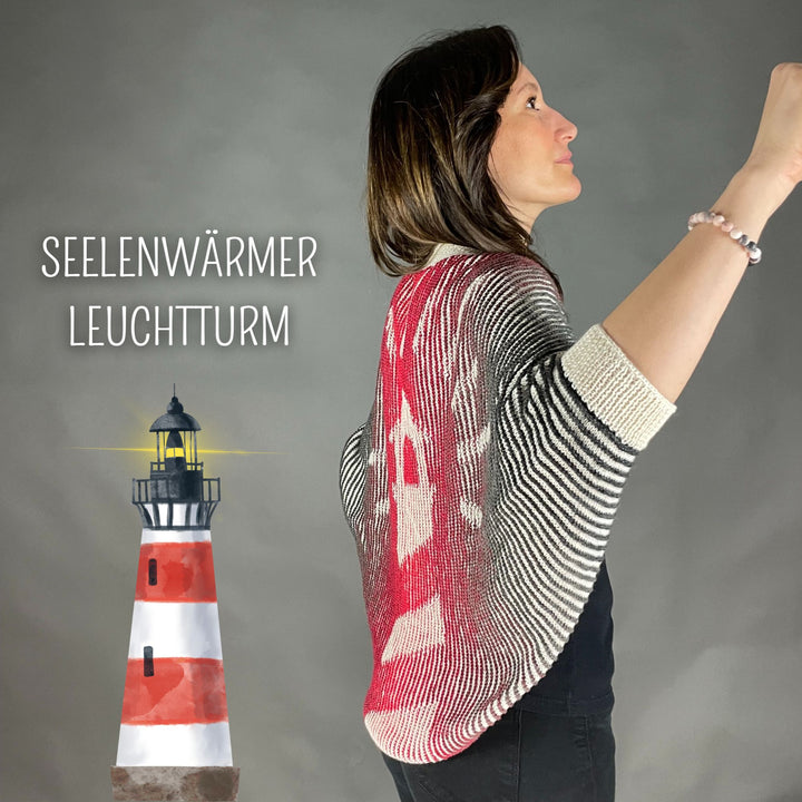 PREORDER Lola Illusion Knitted Soul Warmer - Lighthouse - 8ply