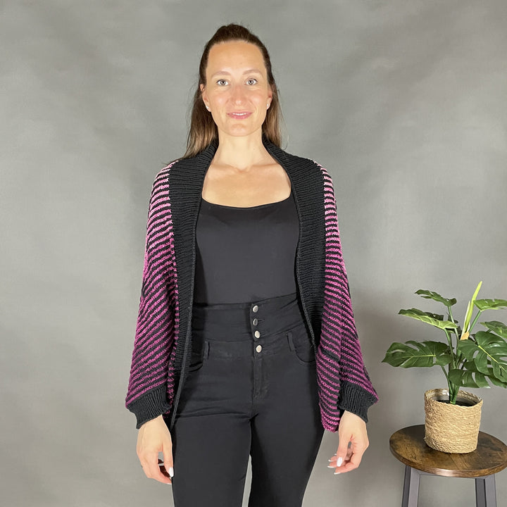 AVAILABLE NOW Lola Illusion Knitted Soul Warmer Floral - 8ply