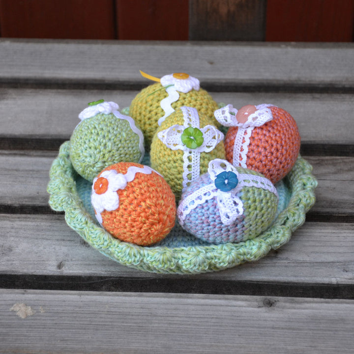 PREORDER Lola Amigurumi Cute Easter Bunnies & Egg Basket