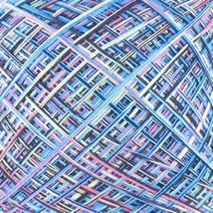 AVAILABLE NOW Lola Illusion Knitted Shawl Confetti Lion  - 4ply