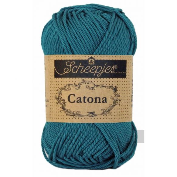 Scheepjes Catona 25gm - 400 Petrol Blue