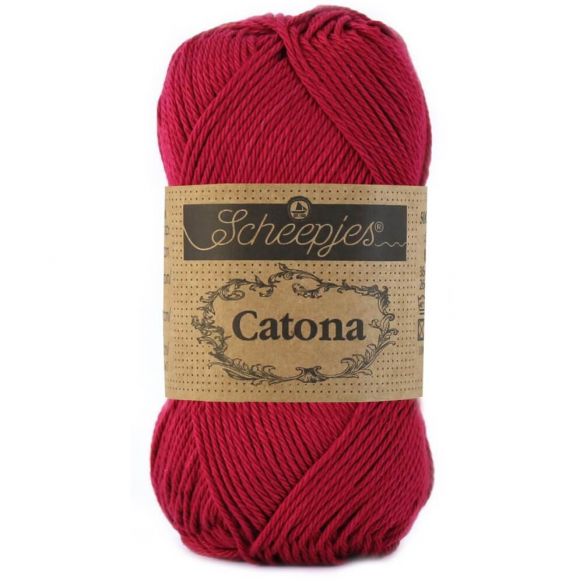 Scheepjes Catona 25gm - 517 Ruby