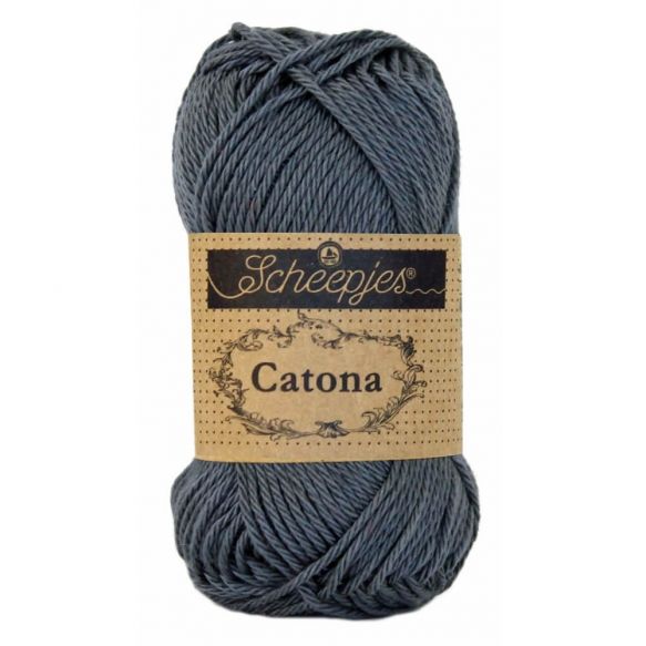 Scheepjes Catona 25gm - 393 Charcoal
