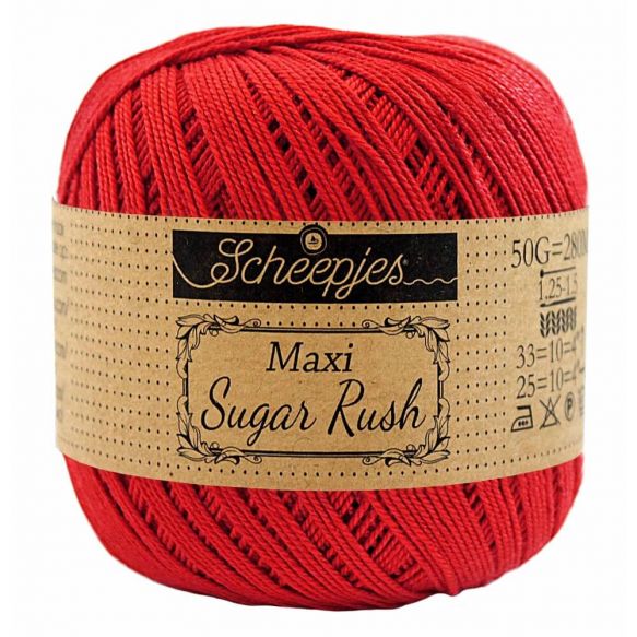 Scheepjes Maxi Sugar Rush 115 Hot Red