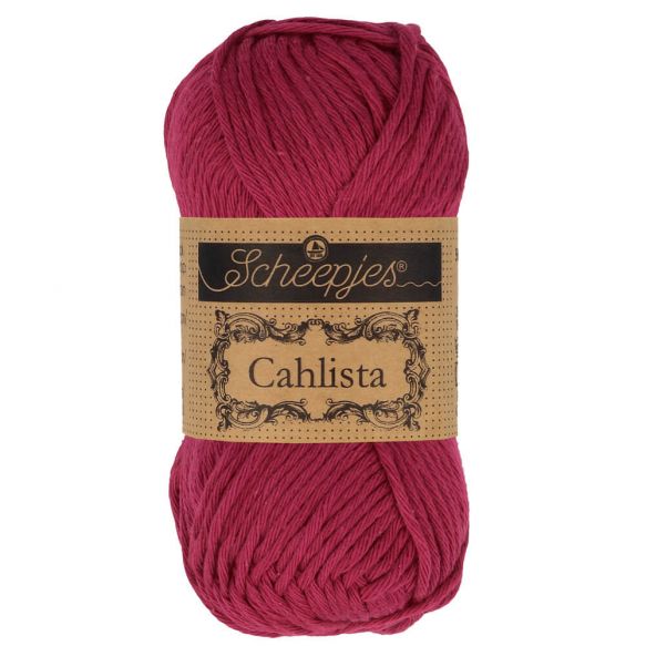 Scheepjes CAHLISTA 50gm 517 Ruby
