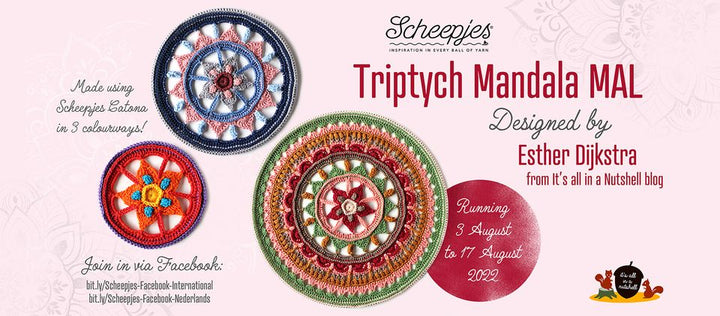 Triptych Mandala MAL Yarn Pack by Esther Dijkstra