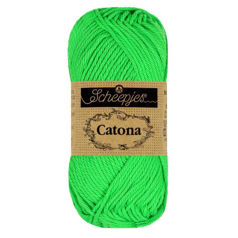 Scheepjes Catona 25gm - 602 Neon Green