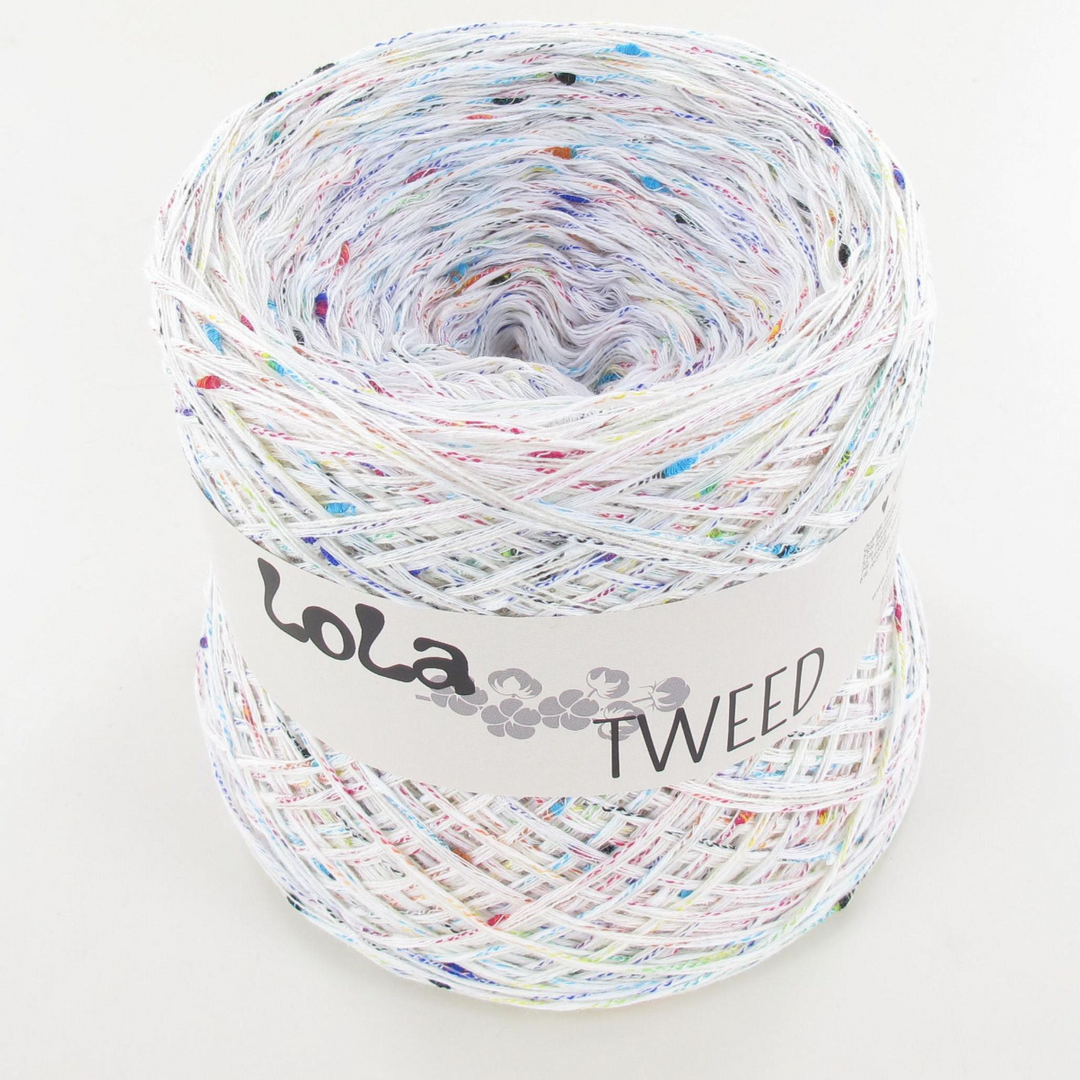 Lola Tweed Cotton - 700 Snow PREORDER