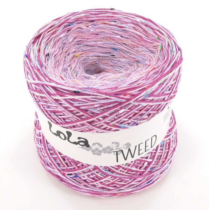 PREORDER Lola Tweed Cotton - 711 Pink Bliss