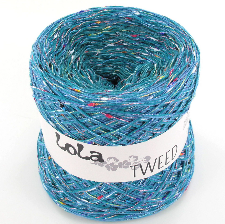 PREORDER Lola Tweed Cotton - 719 Fjord