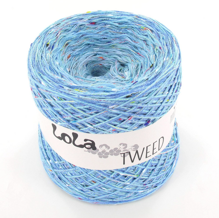 PREORDER Lola Tweed Cotton - 722 Sky