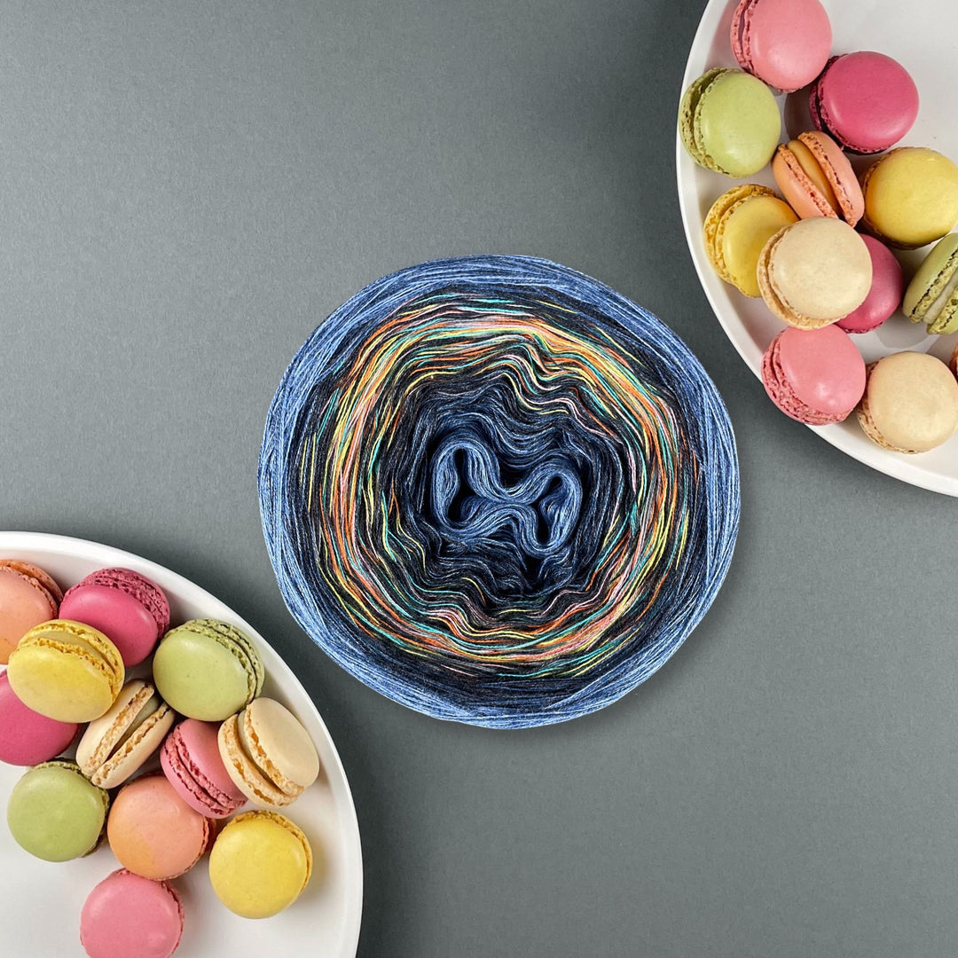 PREORDER Lola Macaron Denim Confetti mc9