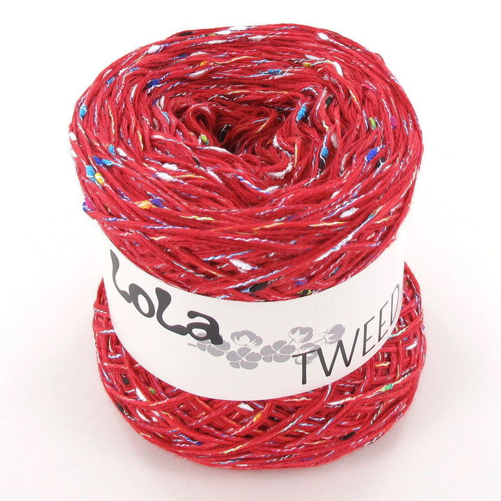 PREORDER Lola Tweed Cotton Uni Red