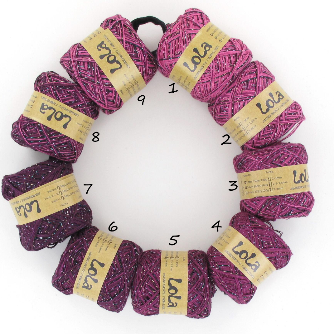 Lola Charms Trio Glitter Cardinal