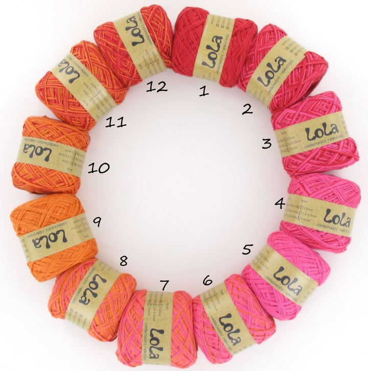 Lola Charms Trio Rose Red