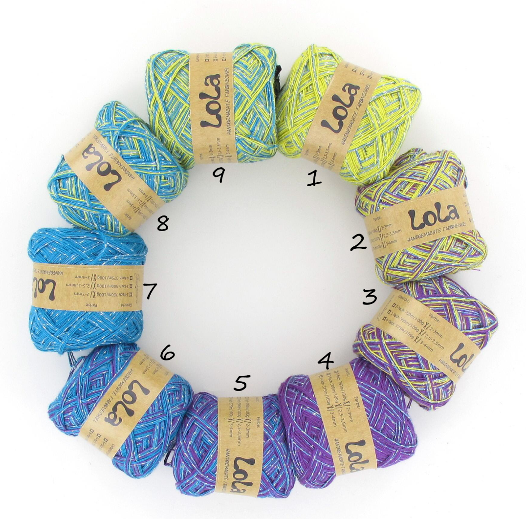 Lola Charms Trio Glitter Royal